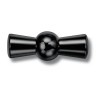 Manette rotative nickel noir GARBY Fontini (Lot de 5) – Accessoire interrupteur design rétro
