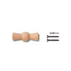 Manette rotative hêtre naturel GARBY Fontini (Lot de 5) – Bouton interrupteur bois