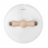 Manette rotative hêtre naturel GARBY Fontini (Lot de 5) – Bouton interrupteur bois