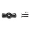 Manette rotative porcelaine noire GARBY Fontini (Lot de 5)| Accessoire interrupteur rétro