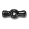 Manette rotative porcelaine noire GARBY Fontini (Lot de 5)| Accessoire interrupteur rétro