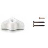 Manette rotative porcelaine rétro blanche GARBY Fontini