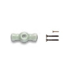 Manette rotative porcelaine vert île GARBY Fontini