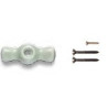 Manette rotative porcelaine vert île GARBY Fontini