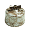 Bouton poussoir rotatif reggia GARBY Fontini – Interrupteur rétro porcelaine