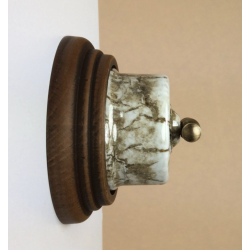 Bouton poussoir rotatif reggia GARBY Fontini – Interrupteur rétro porcelaine