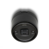 Chargeur USB C+C porcelaine noir GARBY Fontini rétro