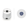 Chargeur USB double A+C porcelaine décor marron/or GARBY Fontini