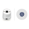 Chargeur USB double A+A porcelaine décor bleu/argent GARBY Fontini