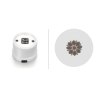 Chargeur USB C+C porcelaine décor marron/or GARBY Fontini rétro