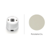 Chargeur USB C+C porcelaine cru GARBY Fontini rétro