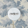 Va-et-vient porcelaine bleu coton GARBY Fontini sans passe-câble