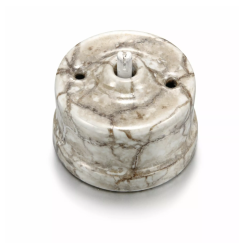 Permutateur porcelaine Reggia GARBY Fontini – Interrupteur rétro