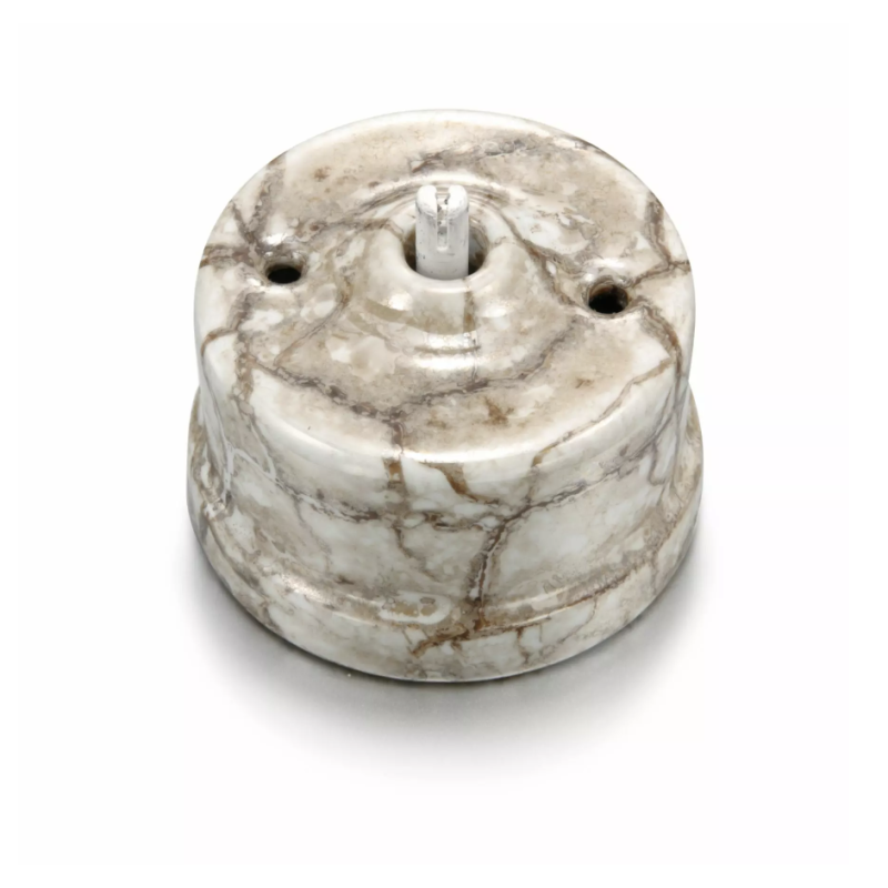 Permutateur porcelaine Reggia GARBY Fontini – Interrupteur rétro