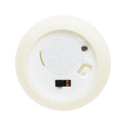 Lot 3 bougies LED ivoire effet flamme Ø5 cm Lotti blanc chaud