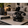 Téléphone à cadran W48 noir compatible avec le numérique proposé par THPG