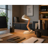 JUMO - Lampe de table articulée en duroplast blanc THPG