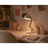 JUMO - Lampe de table articulée en duroplast blanc THPG