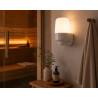 Applique coude LISILUX M verre givré THPG