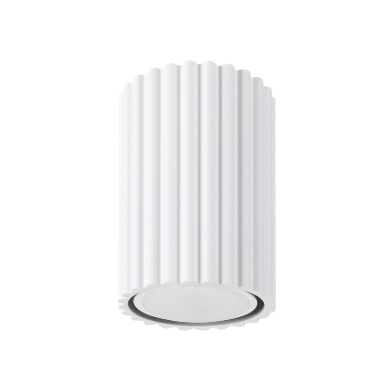 Plafonnier KARBON 10 Blanc Sollux | Spot GU10 Design