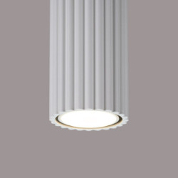 Plafonnier KARBON 20 Blanc Sollux | Tube GU10 Design
