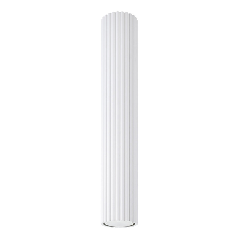 Plafonnier KARBON 40 Blanc Sollux | Tube GU10 Design
