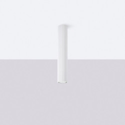 Plafonnier KARBON 40 Blanc Sollux | Tube GU10 Design