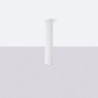 Plafonnier KARBON 40 Blanc Sollux | Tube GU10 Design