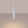 Plafonnier KARBON 40 Blanc Sollux | Tube GU10 Design