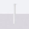 Plafonnier KARBON 60 Blanc Sollux | Tube GU10 Design