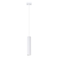 Suspension KARBON 1 Blanc Sollux | Lampe GU10 Design