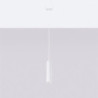 Suspension KARBON 1 Blanc Sollux | Lampe GU10 Design