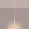Suspension KARBON 1 Blanc Sollux | Lampe GU10 Design