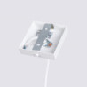 Suspension KARBON 1 Blanc Sollux | Lampe GU10 Design