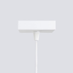 Suspension KARBON 1 Blanc Sollux | Lampe GU10 Design