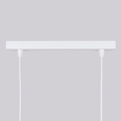 Suspension KARBON 2 Blanc Sollux | 2 Lampes GU10 Design