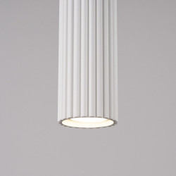 Suspension KARBON 2 Blanc Sollux | 2 Lampes GU10 Design