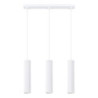Suspension KARBON 3L Blanc Sollux | 3 Lampes GU10 Design