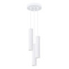 Suspension KARBON 3P Blanc Sollux | 3 Lampes GU10 Design
