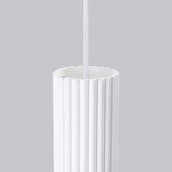 Suspension KARBON 3P Blanc Sollux | 3 Lampes GU10 Design