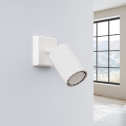 Applique KARBON Blanc Sollux | Applique murale GU10 orientable