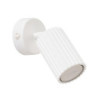 Applique KARBON Blanc avec Interrupteur Sollux | GU10 orientable