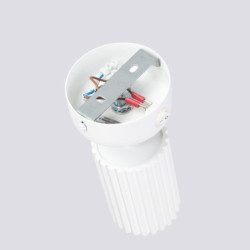 Applique KARBON Blanc avec Interrupteur Sollux | GU10 orientable