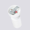 Applique KARBON Blanc avec Interrupteur Sollux | GU10 orientable