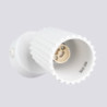 Applique KARBON Blanc avec Interrupteur Sollux | GU10 orientable