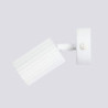 Applique KARBON Blanc avec Interrupteur Sollux | GU10 orientable