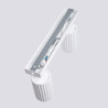 Plafonnier KARBON 2 Blanc Sollux | 2 Spots GU10 Orientables