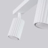 Plafonnier KARBON 2 Blanc Sollux | 2 Spots GU10 Orientables
