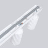 Plafonnier KARBON 3L Blanc Sollux | Barre 3 Spots GU10 Orientables