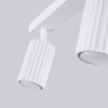 Plafonnier KARBON 3L Blanc Sollux | Barre 3 Spots GU10 Orientables